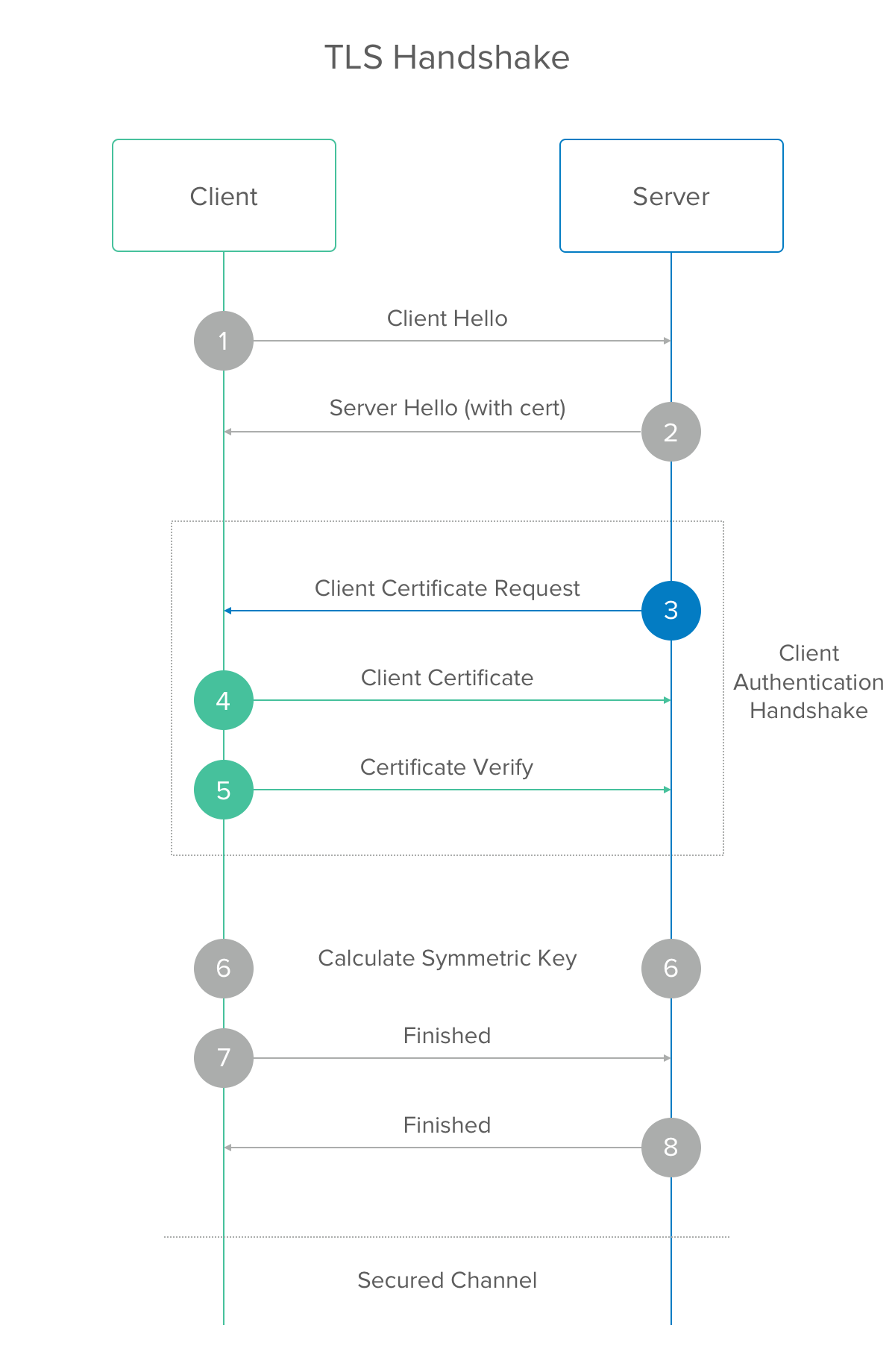 TLS handshake