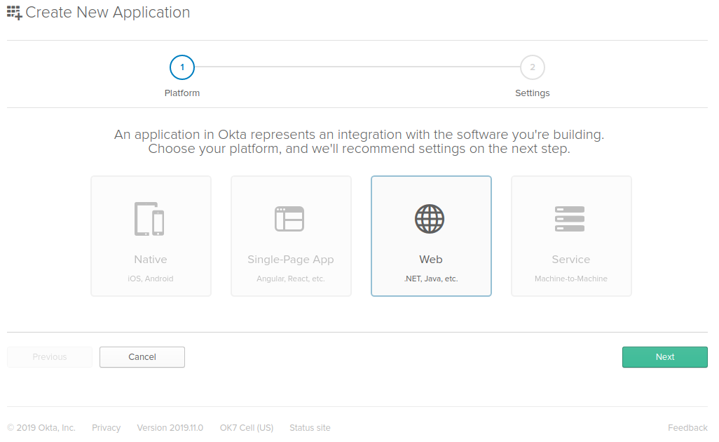 Okta Choose Platform