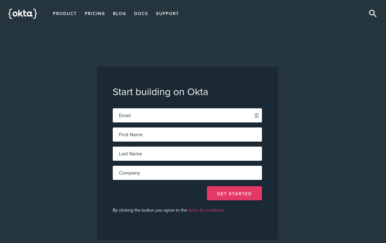 Okta Sign-Up