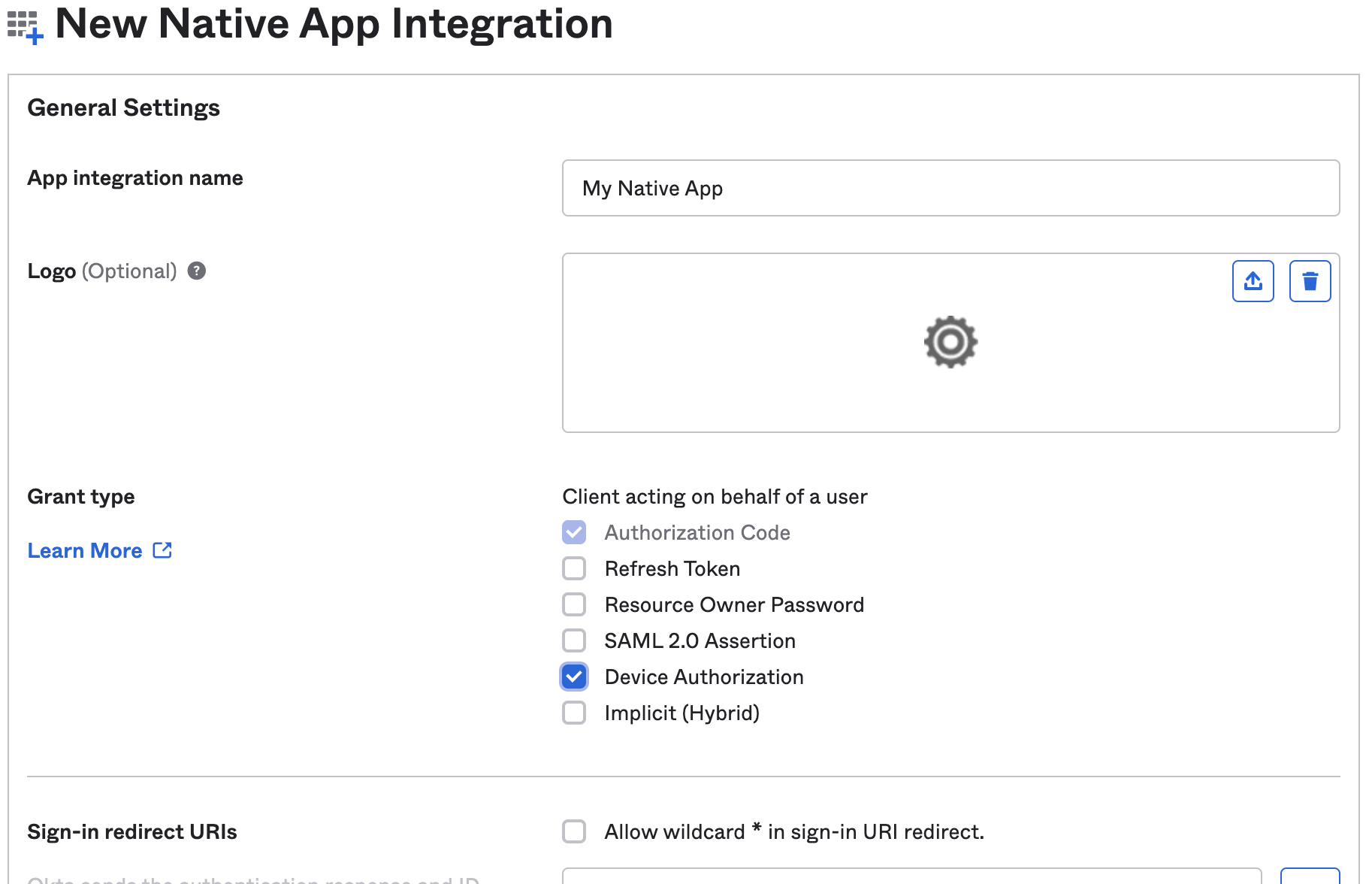 enable device flow