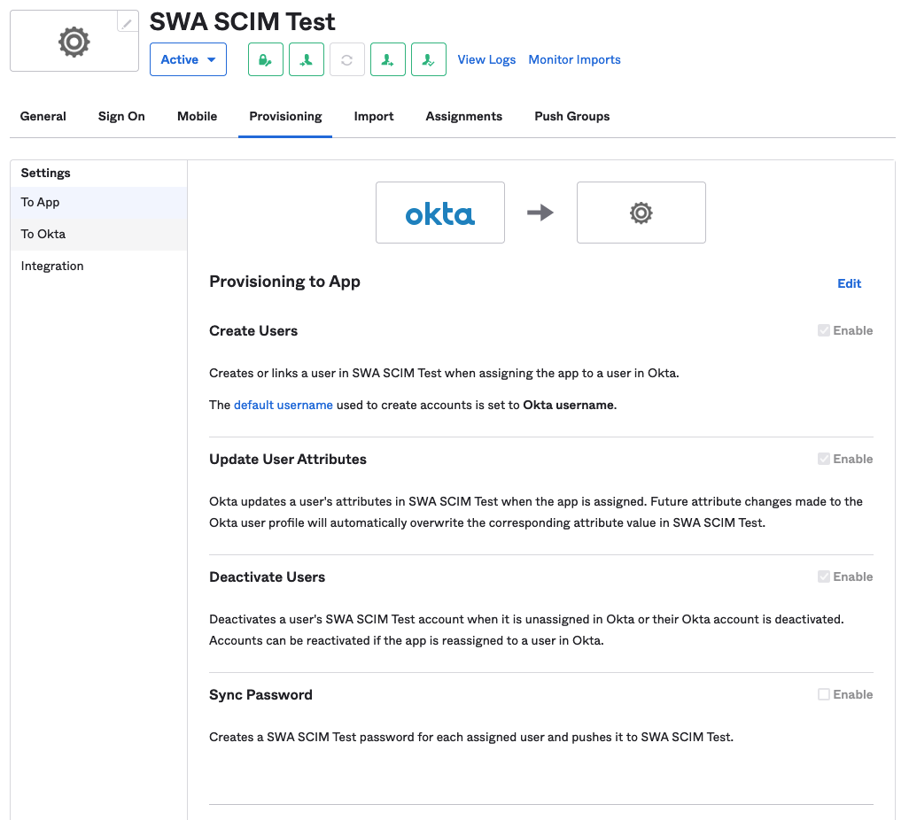 AIW Provisioning Settings Image