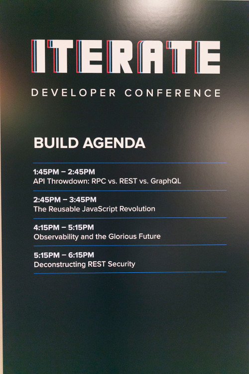 Iterate Build Agenda