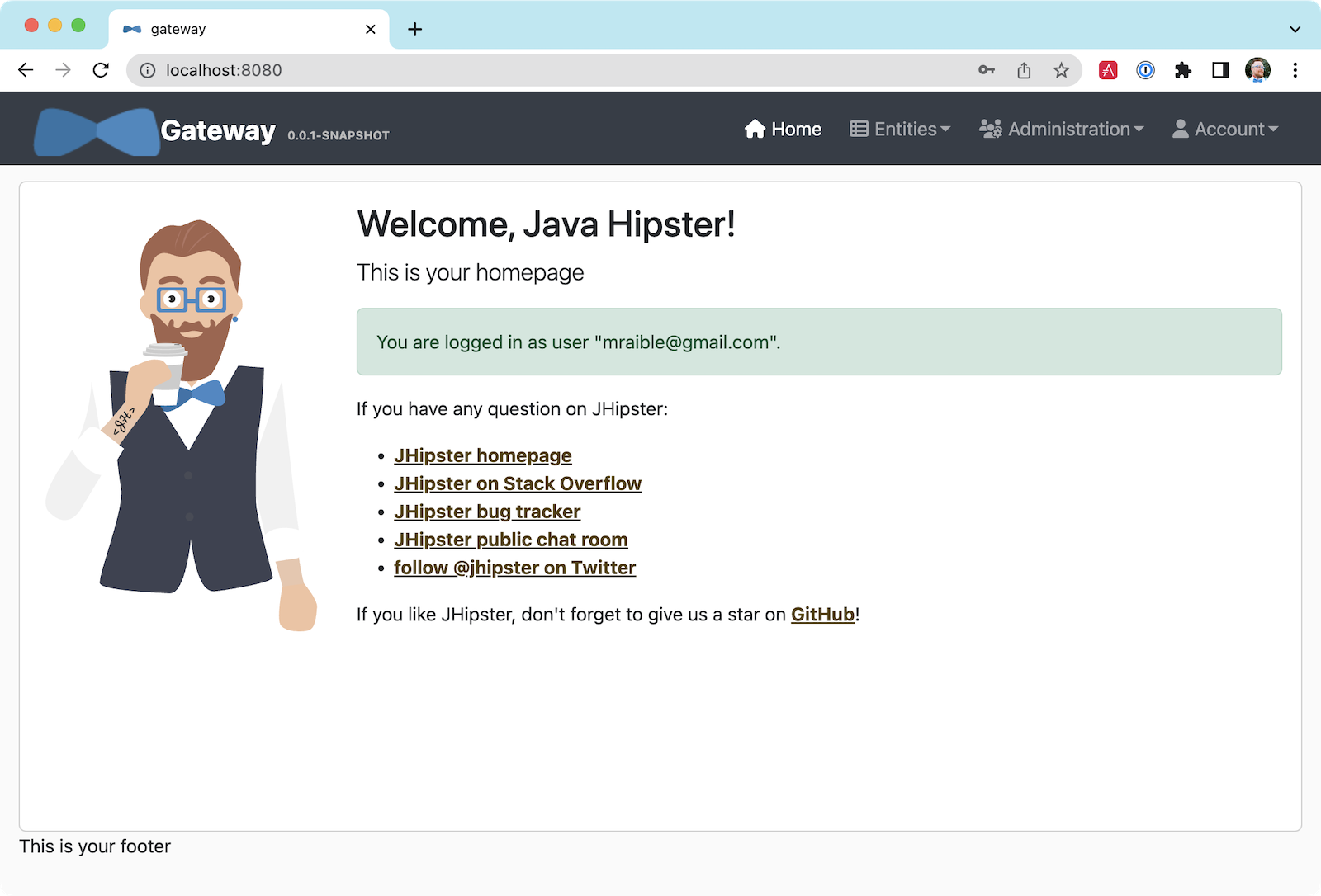 Auth0 login success
