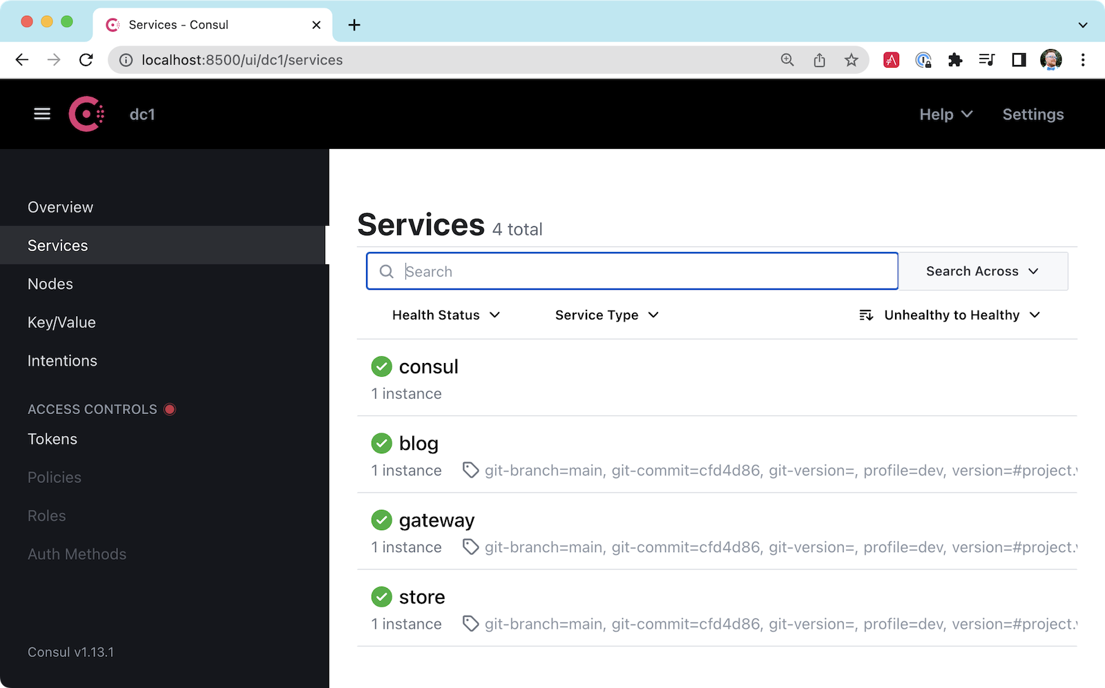 Consul services