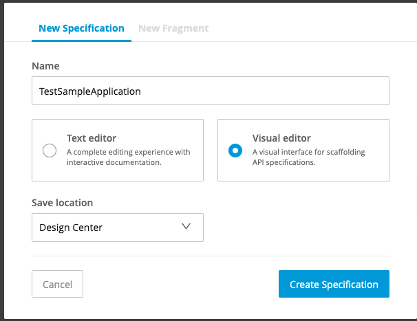 Mulesoft new API spec