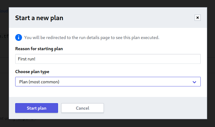 Terraform Cloud variables