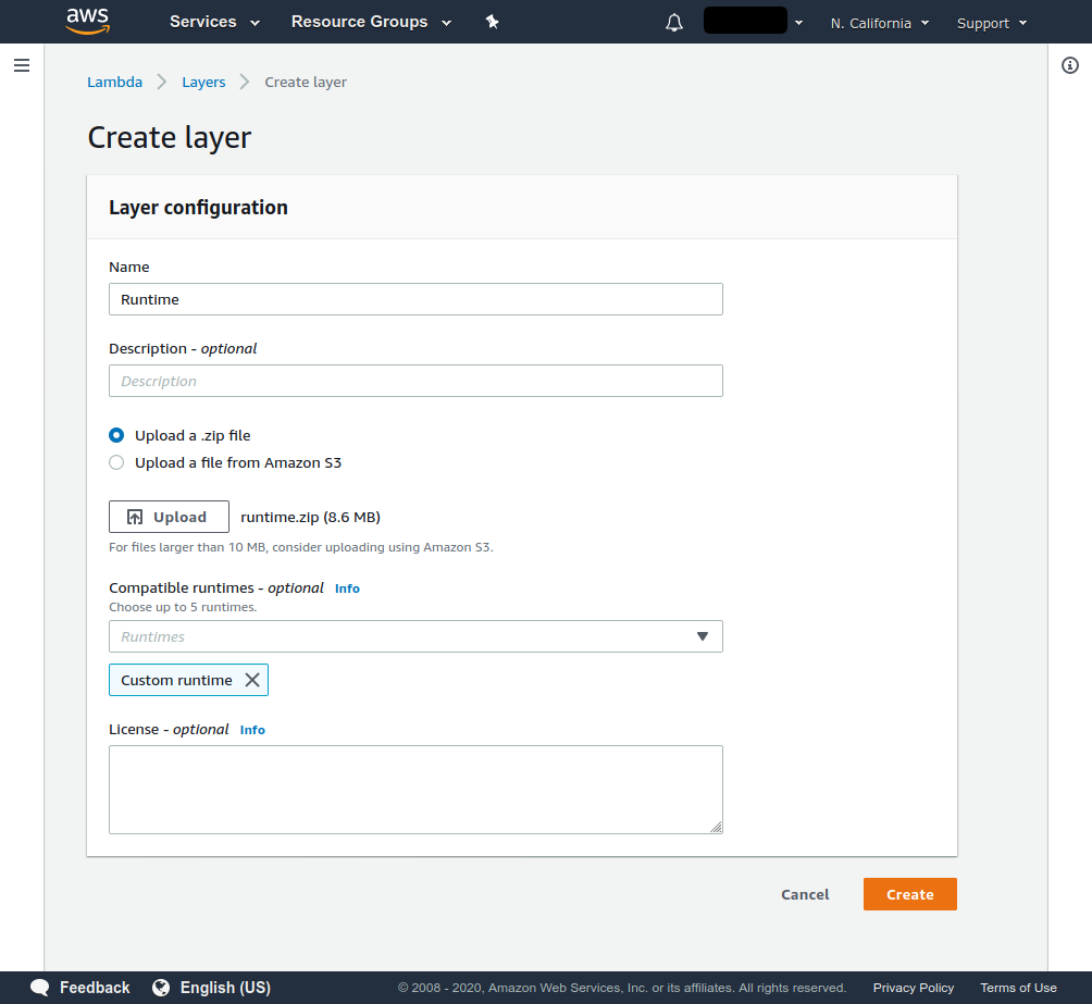 Layer Configuration