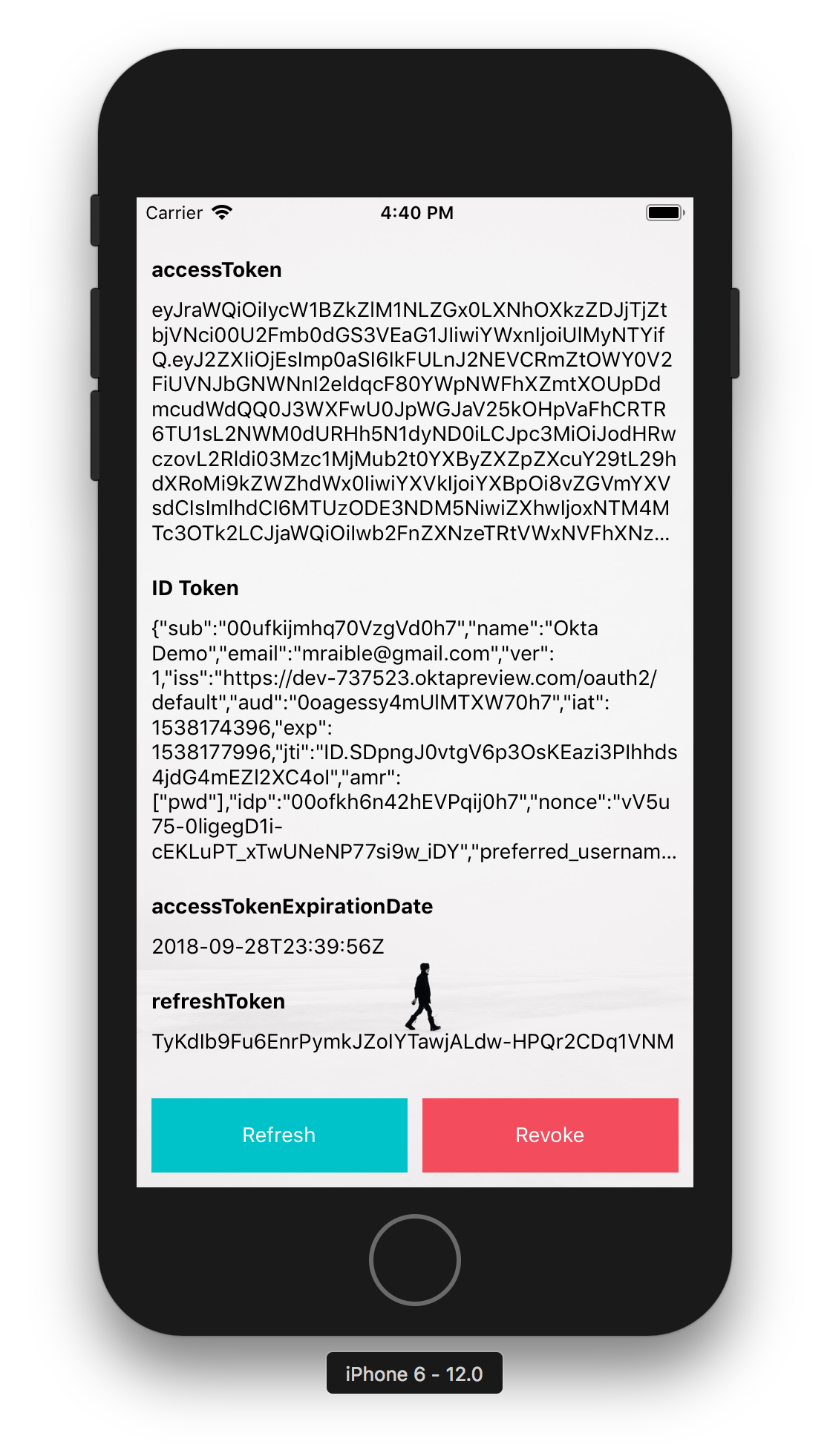 ID Token on iOS