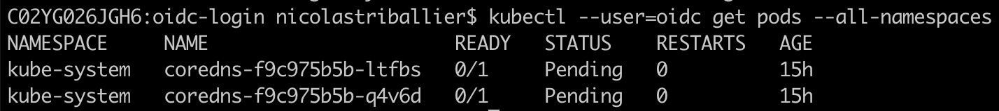 Terminal - Kubectl Get Pods