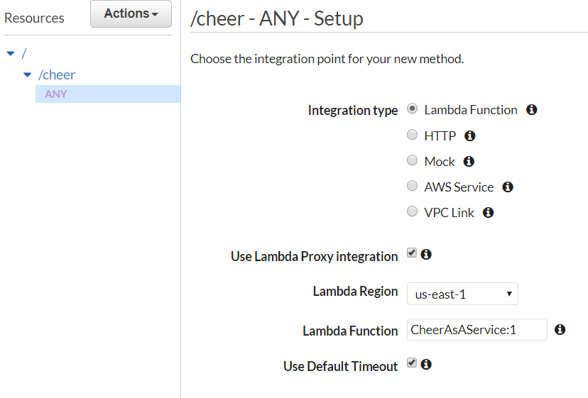 Define a method for the /cheer resource