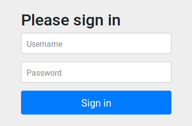 Login Page