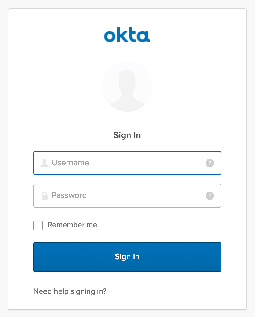 Okta Login