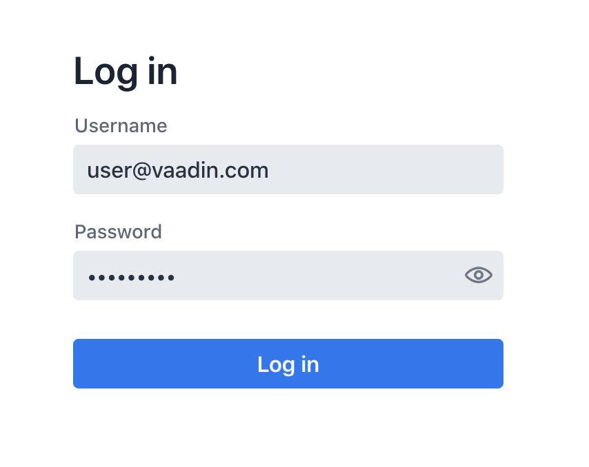 Login View